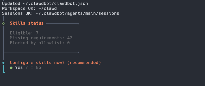 安裝官方 Skill 選項