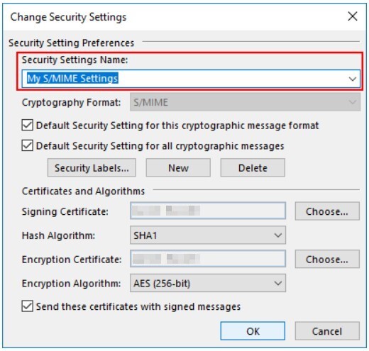  Install S/MIME Certificate in Outlook