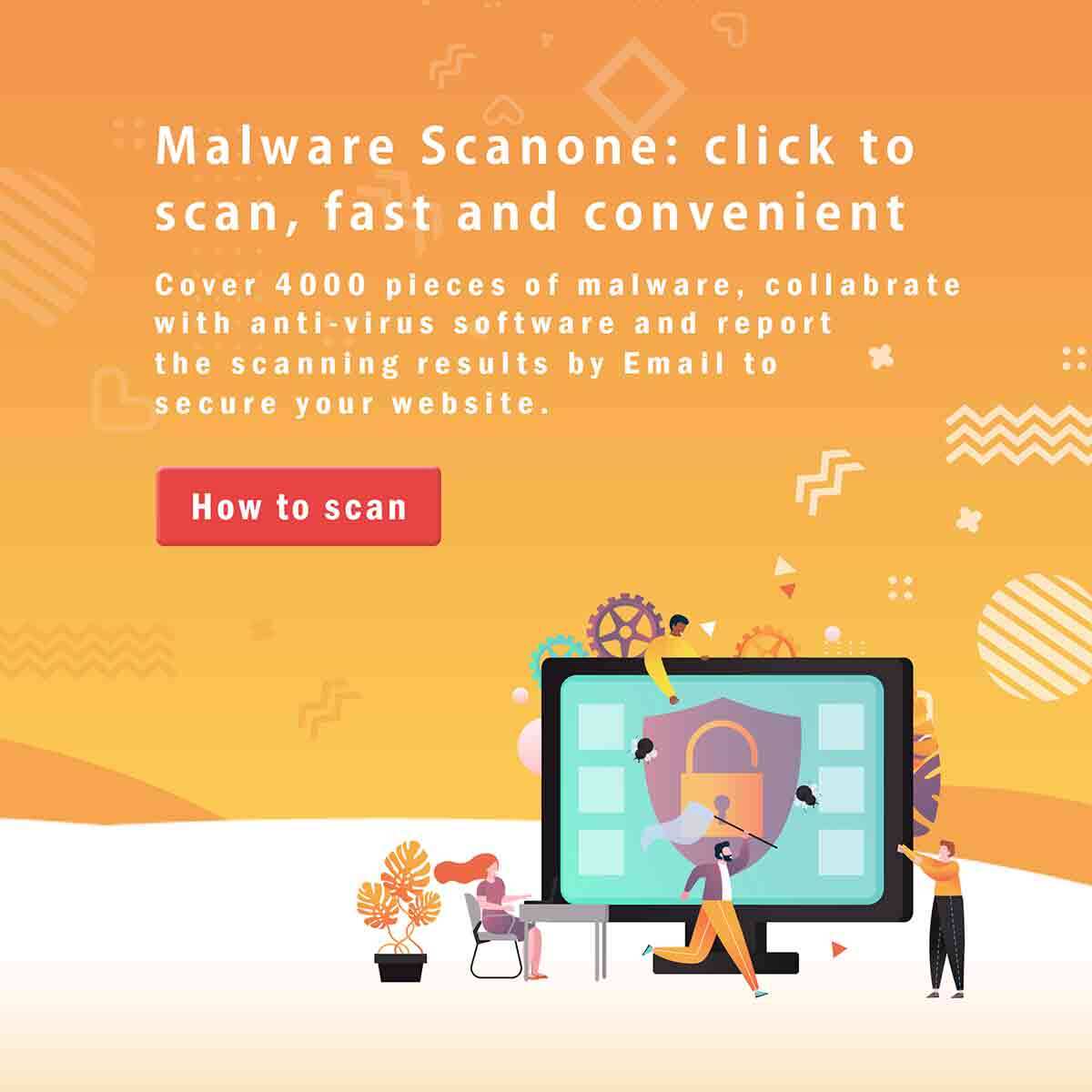 Malware scanone:click to scan,fast and convenient