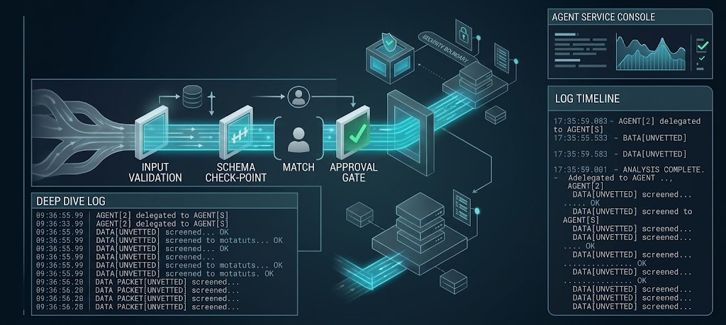 Multi-Agent Network Trust Topology and Data Segmentation