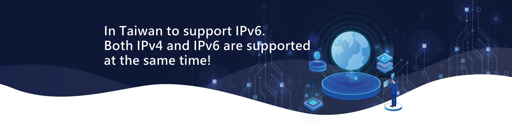 Both IPv4 and IPv6 are supported at the same time